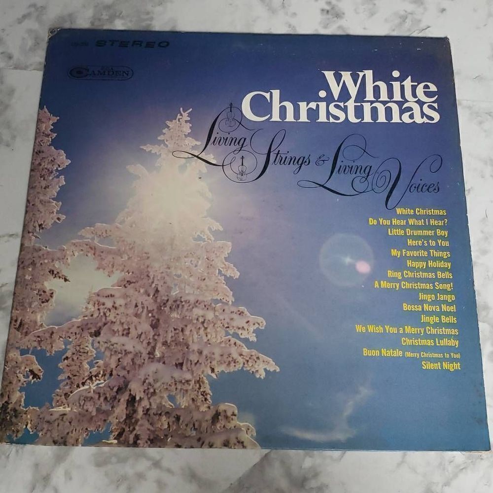 Living Strings and Living Voices White Christmas Vinyl Record‎